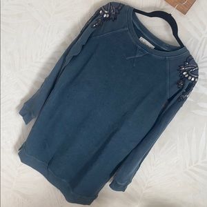 Embellished Sweater Dress